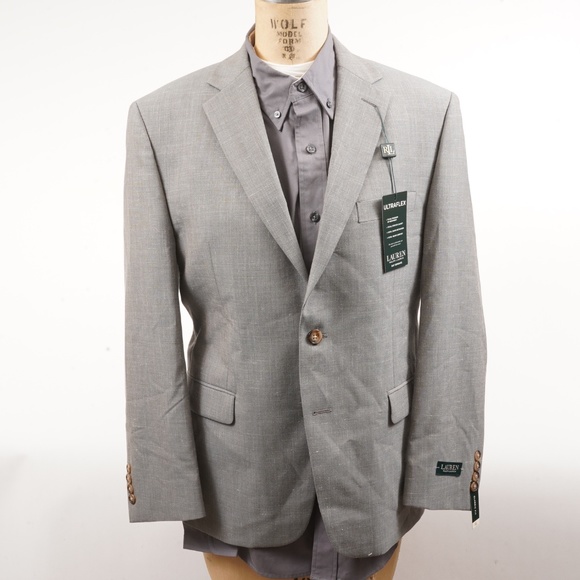 Lauren Ralph Lauren Other - NWT $450 Lauren Ralph Lauren Grey Ultra Flex Suit Separates Blazer Size 40S